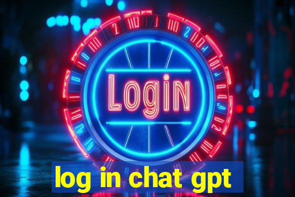 log in chat gpt